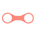 Sex & Mischief Peaches n CreaMe Large Silicone Cuffs - Peach Large Silicone Restraints - Hush Store Sydney 
