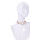 Sex & Mischief Peaches n CreaMe Ring Day Collar - Peach Bondage Collar - Hush Store Sydney 