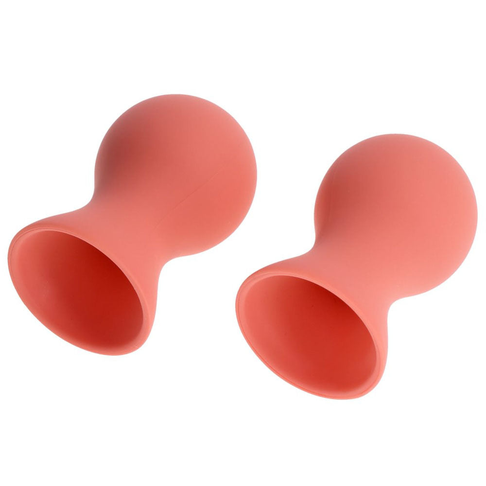 Sex & Mischief Peaches n CreaMe Silicone Nipple Suckers - Peach Nipple Suckers - Set of 2 - Hush Store Sydney 