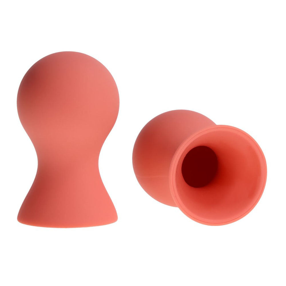 Sex & Mischief Peaches n CreaMe Silicone Nipple Suckers - Peach Nipple Suckers - Set of 2 - Hush Store Sydney 