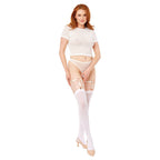 Sex & Mischief Peaches n CreaMe Pearl Garters - Peach / Rose Gold Garters with Pearls - Set of 2 - Hush Store Sydney 