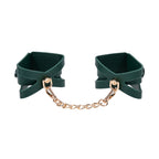 Indica Cutout Cuffs - Green/Gold Restraints - Hush Store Sydney