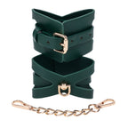 Indica Cutout Cuffs - Green/Gold Restraints - Hush Store Sydney