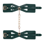 Indica Cutout Cuffs - Green/Gold Restraints - Hush Store Sydney