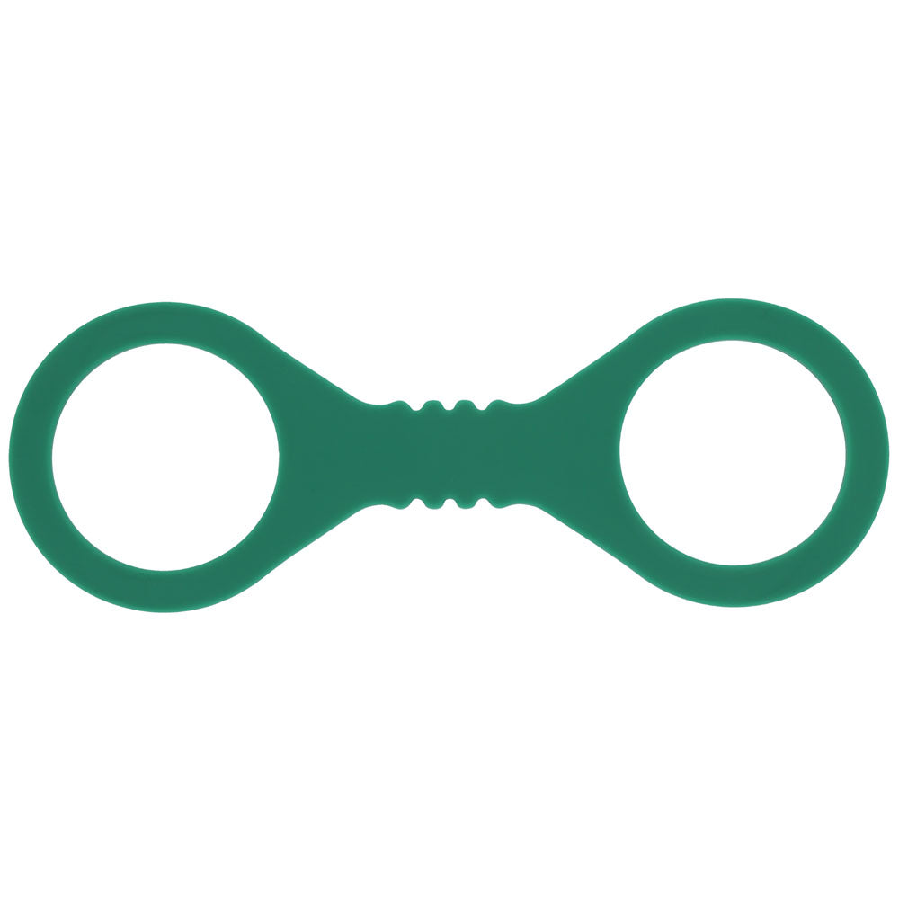 Sex & Mischief Indica Small Silicone Cuffs - Green Small Restraints - Hush Store Sydney 