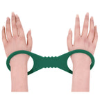 Sex & Mischief Indica Large Silicone Cuffs - Green Large Restraints - Hush Store Sydney 