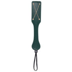 Sex & Mischief Indica Chain Impressions Paddle - Green/Gold Spanking Paddle - Hush Store Sydney 