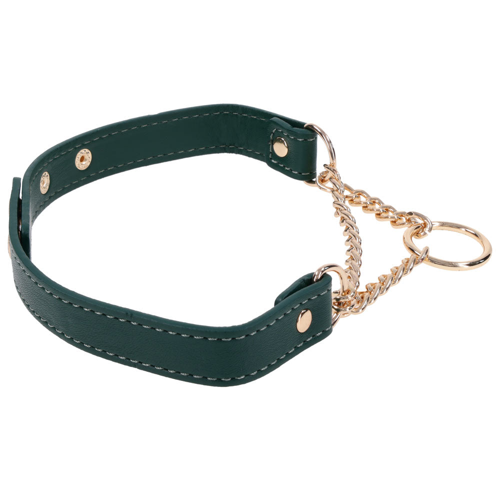 Sex & Mischief Indica Day Collar - Green/Gold Collar - Hush Store Sydney 