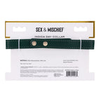 Sex & Mischief Indica Day Collar - Green/Gold Collar - Hush Store Sydney 