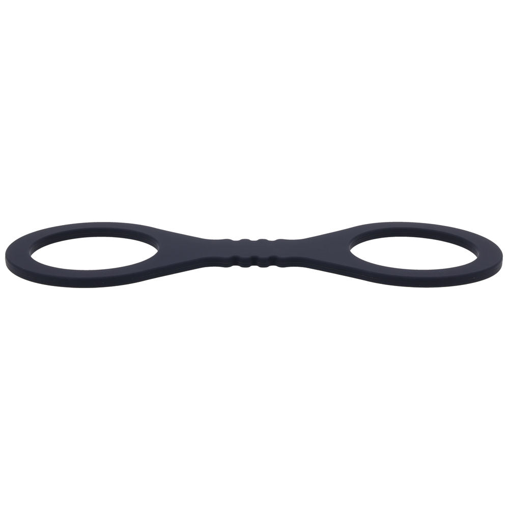 Sex & Mischief Shadow Small Silicone Cuffs - Black Small Restraints - Hush Store Sydney 