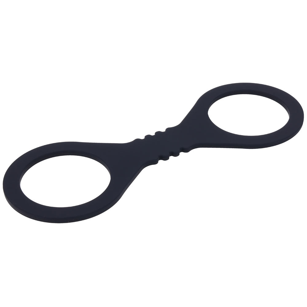 Sex & Mischief Shadow Small Silicone Cuffs - Black Small Restraints - Hush Store Sydney 