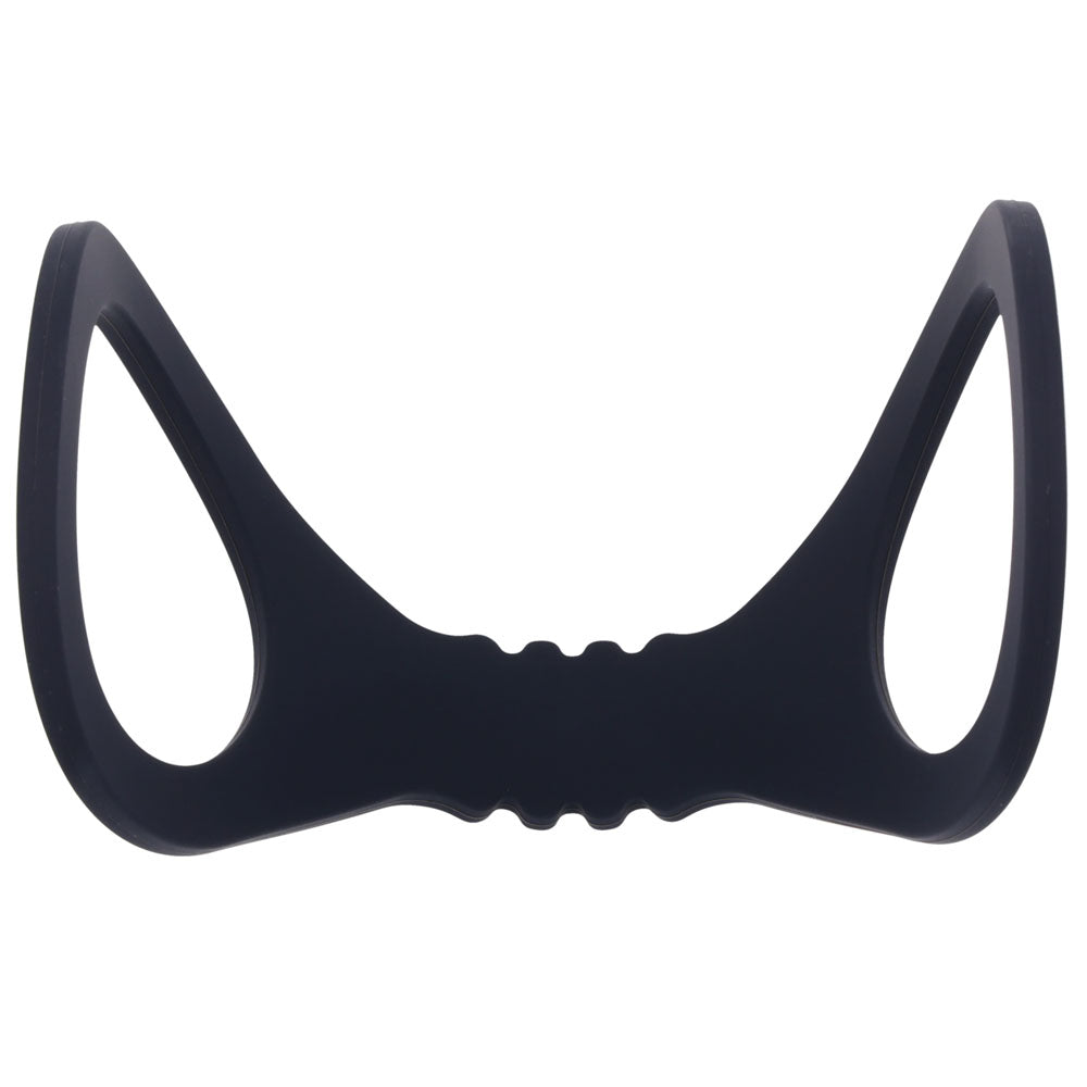 Sex & Mischief Shadow Small Silicone Cuffs - Black Small Restraints - Hush Store Sydney 