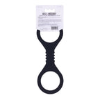 Sex & Mischief Shadow Small Silicone Cuffs - Black Small Restraints - Hush Store Sydney 