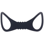 Sex & Mischief Shadow Large Silicone Cuffs - Black Large Restraints - Hush Store Sydney 