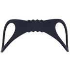 Sex & Mischief Shadow Large Silicone Cuffs - Black Large Restraints - Hush Store Sydney 