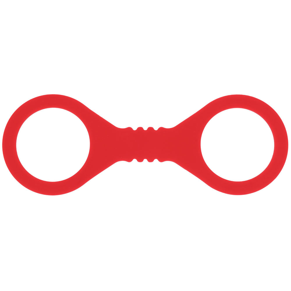 Sex & Mischief Amor Small Silicone Cuffs - Red Small Restraints - Hush Store Sydney