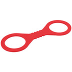 Sex & Mischief Amor Small Silicone Cuffs - Red Small Restraints - Hush Store Sydney 