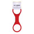 Sex & Mischief Amor Large Silicone Cuffs - Red Large Restraints - Hush Store Sydney 