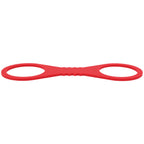 Sex & Mischief Amor Large Silicone Cuffs - Red Large Restraints - Hush Store Sydney 