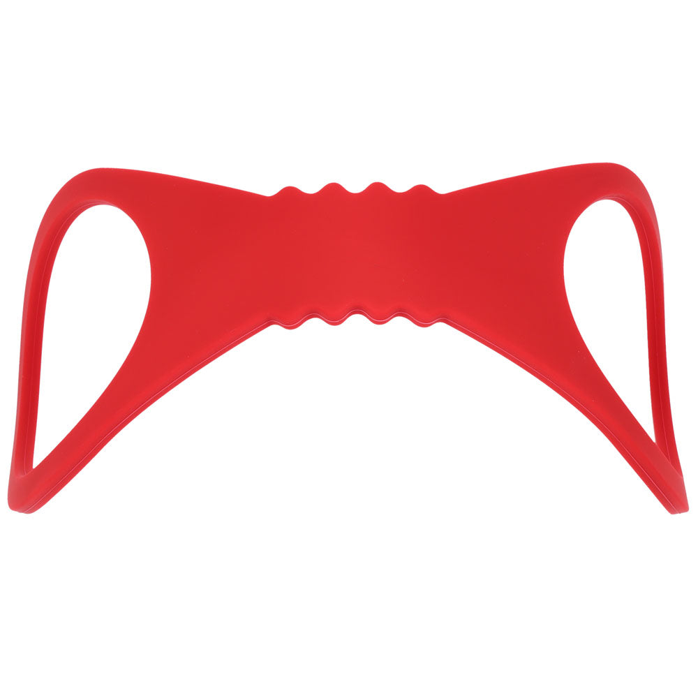 Sex & Mischief Amor Large Silicone Cuffs - Red Large Restraints - Hush Store Sydney 