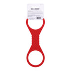 Sex & Mischief Amor Large Silicone Cuffs - Red Large Restraints - Hush Store Sydney 