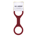 Sex & Mischief Enchanted Small Silicone Cuffs - Burgundy Small Restraints - Hush Store Sydney 