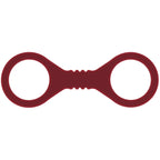 Sex & Mischief Enchanted Small Silicone Cuffs - Burgundy Small Restraints - Hush Store Sydney 