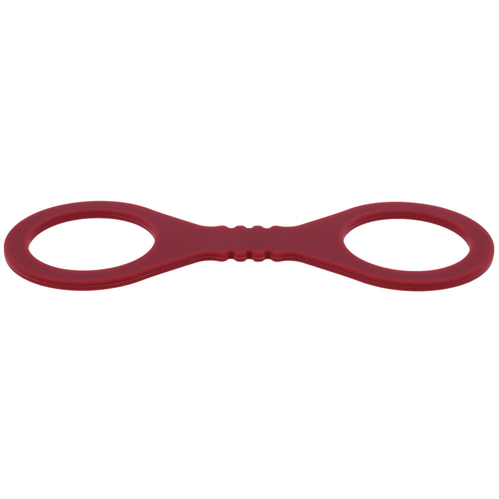 Sex & Mischief Enchanted Small Silicone Cuffs - Burgundy Small Restraints - Hush Store Sydney 