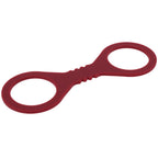 Sex & Mischief Enchanted Small Silicone Cuffs - Burgundy Small Restraints - Hush Store Sydney 