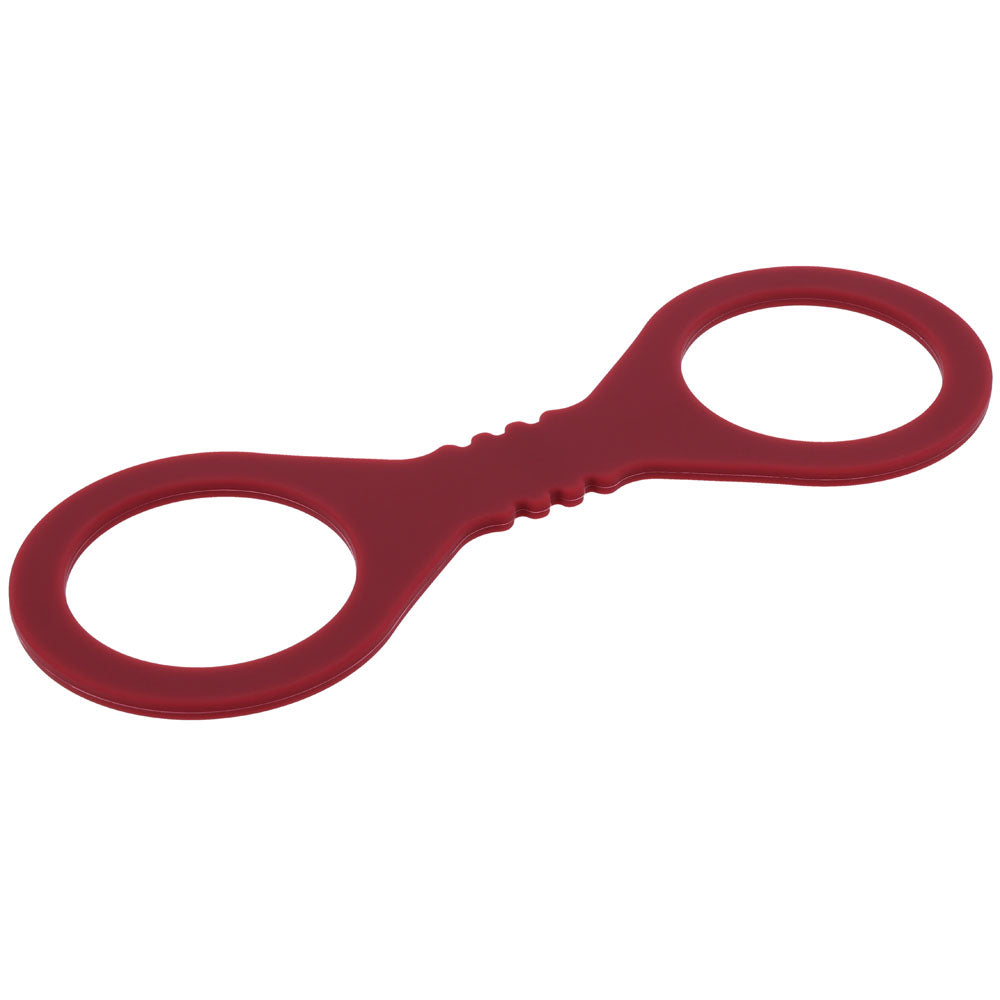 Sex & Mischief Enchanted Small Silicone Cuffs - Burgundy Small Restraints - Hush Store Sydney 