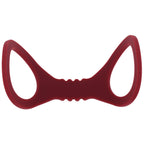Sex & Mischief Enchanted Small Silicone Cuffs - Burgundy Small Restraints - Hush Store Sydney 