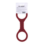 Sex & Mischief Enchanted Small Silicone Cuffs - Burgundy Small Restraints - Hush Store Sydney 