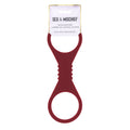 Sex & Mischief Enchanted Large Silicone Cuffs - Burgundy Large Restraints - Hush Store Sydney 