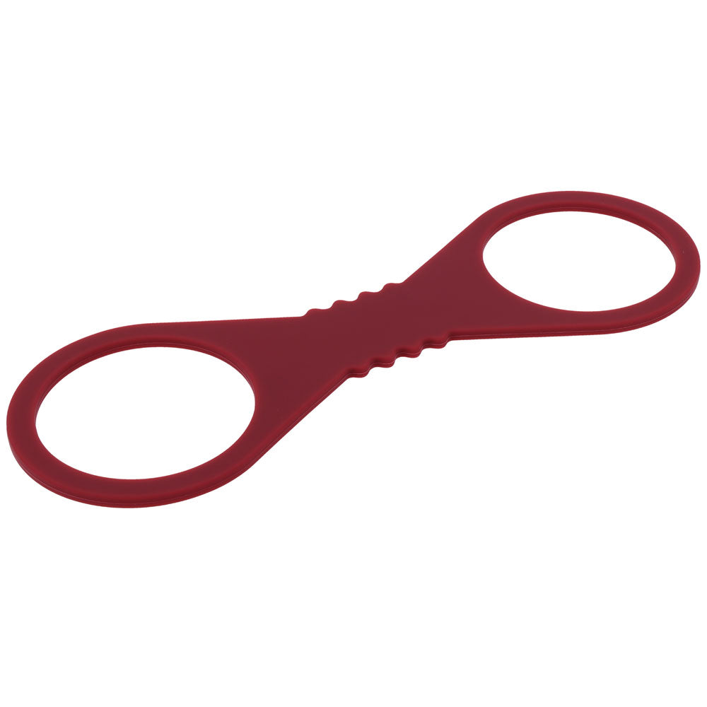 Sex & Mischief Enchanted Large Silicone Cuffs - Burgundy Large Restraints - Hush Store Sydney 