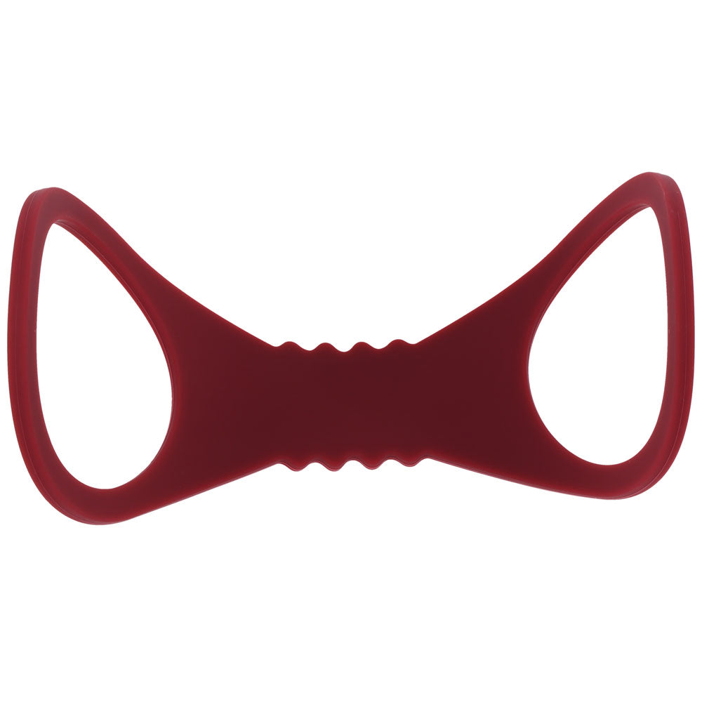 Sex & Mischief Enchanted Large Silicone Cuffs - Burgundy Large Restraints - Hush Store Sydney 