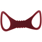 Sex & Mischief Enchanted Large Silicone Cuffs - Burgundy Large Restraints - Hush Store Sydney 