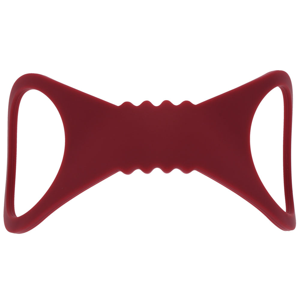 Sex & Mischief Enchanted Large Silicone Cuffs - Burgundy Large Restraints - Hush Store Sydney 