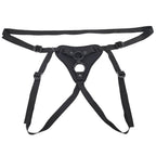 SPORTSHEETS Dual Desires Strap On - Black Adjustable Strap-On Harness (No Probe Included) - Hush Store Sydney 