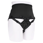 SPORTSHEETS High Waisted Corset Strap On - Black Adjustable Strap-On Harness (No Probe Included) - Hush Store Sydney 