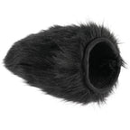 SPORTSHEETS Spiked Sensory Mitt - Black Furry Mitt with Spikes - Hush Store Sydney 