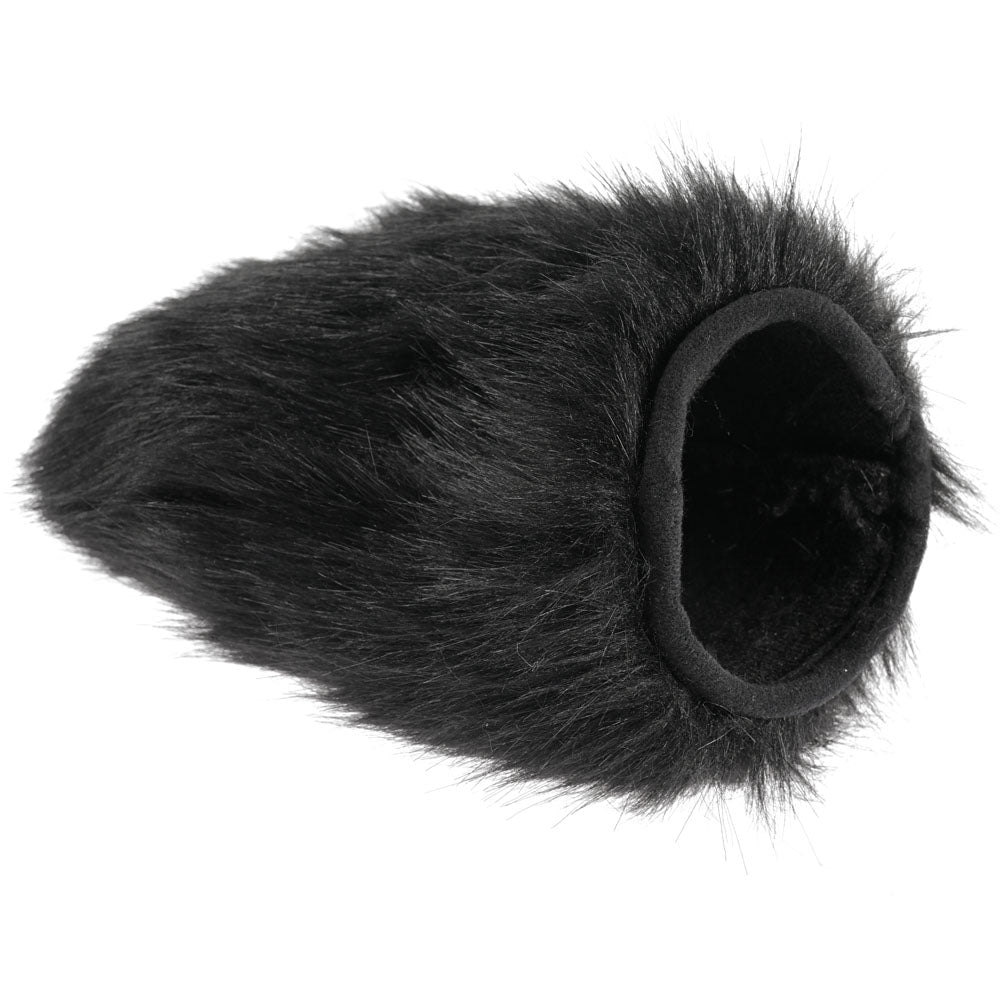 SPORTSHEETS Spiked Sensory Mitt - Black Furry Mitt with Spikes - Hush Store Sydney 