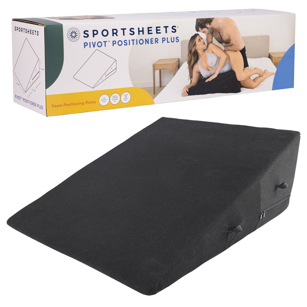 Pivot Positioner Plus - Black XL Foam Position Cushion - Hush Store Sydney 
