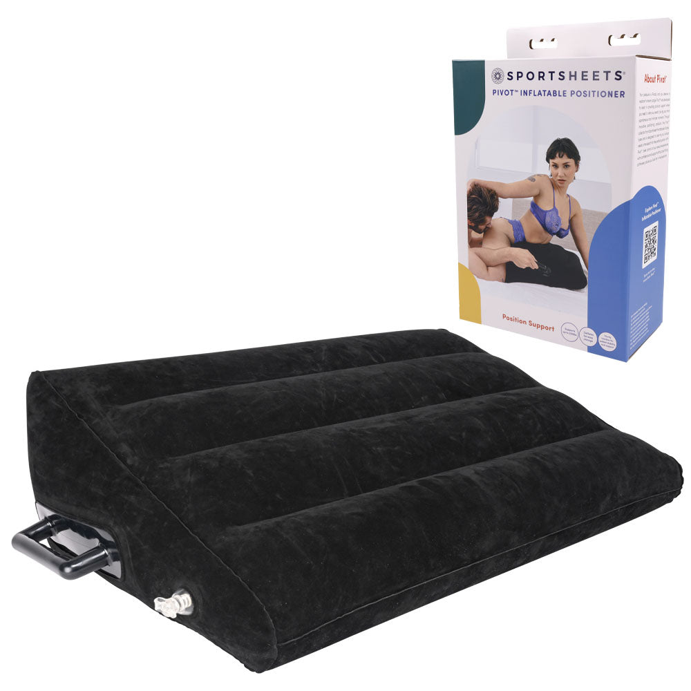 Pivot Inflatable Positioner - Black Inflatable Position Cushion - Hush Store Sydney 