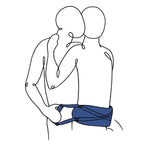 Pivot Deluxe Doggie Strap - Black Position Harness Strap - Hush Store Sydney 