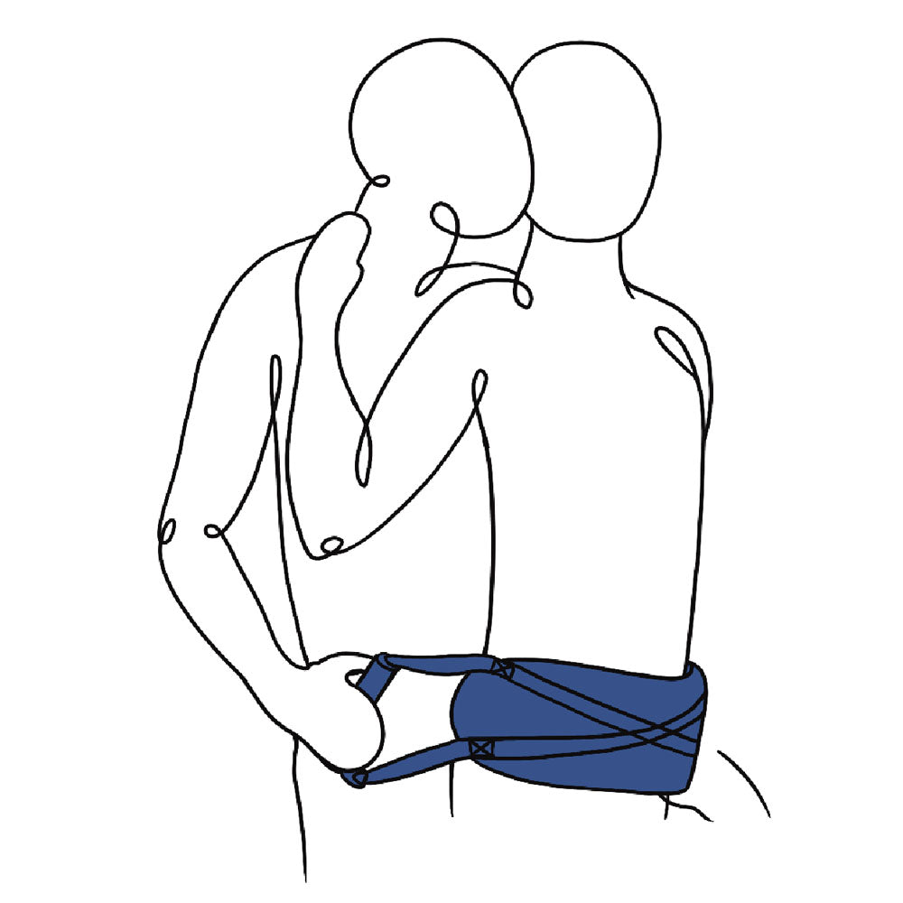 Pivot Deluxe Doggie Strap - Black Position Harness Strap - Hush Store Sydney 