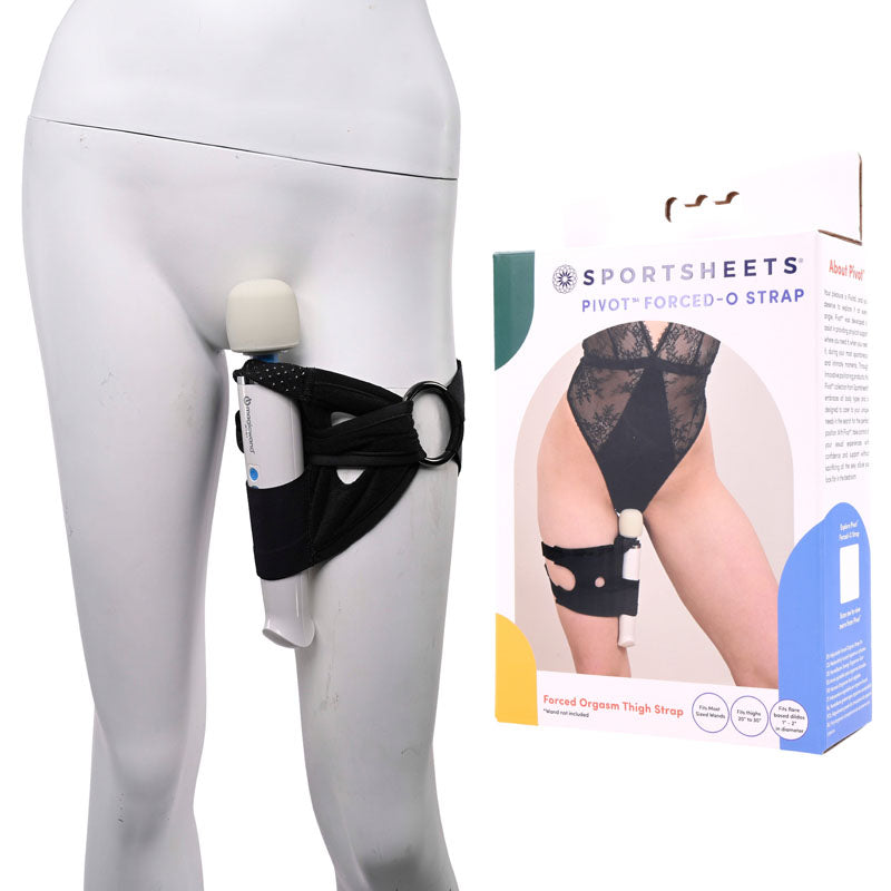 Pivot 2 in 1 Forced-O Strap - Thigh Harness for Massagers - Hush Store Sydney 