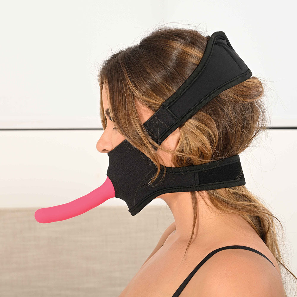 Pivot In Your Face Strap On - Black Face-Sitter Strap-On Harness (No Probe Included) - Hush Store Sydney 