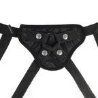 SPORTSHEETS Velvet Noir Strap On - Black Adjustable Strap-On Harness (No Probe Included) - Hush Store Sydney 