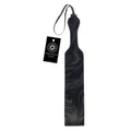 SPORTSHEETS Velvet Noir Loop Paddle - Black 42 cm Paddle - Hush Store Sydney 