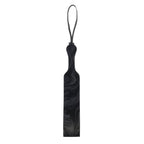SPORTSHEETS Velvet Noir Loop Paddle - Black 42 cm Paddle - Hush Store Sydney 